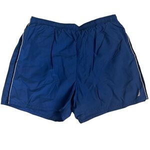 D1- extra large - mens blue swim trunks size XL NAUTICA